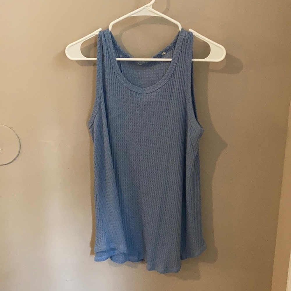 Blue tank top